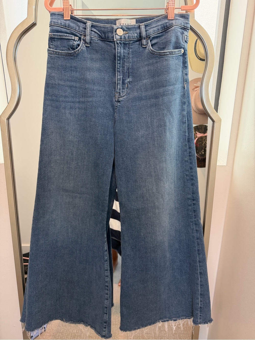 Frame Le Palazzo Crop Jeans